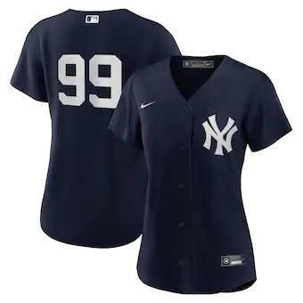 womens nike aaron judge navy new york yankees 2020 spring t